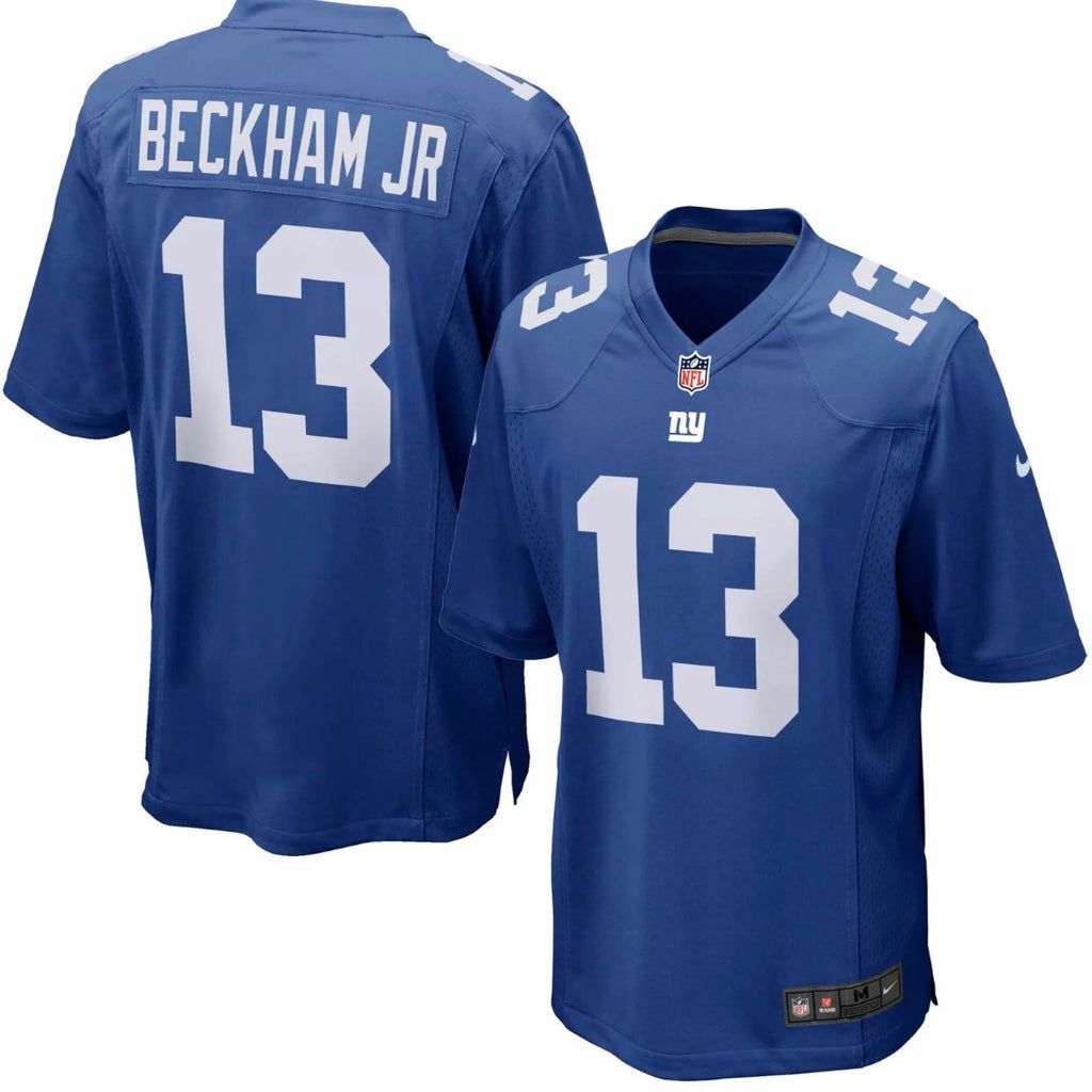Men New York Giants #13 Beckham JR Nike Roaly Game Player NFL Jersey->new york giants->NFL Jersey